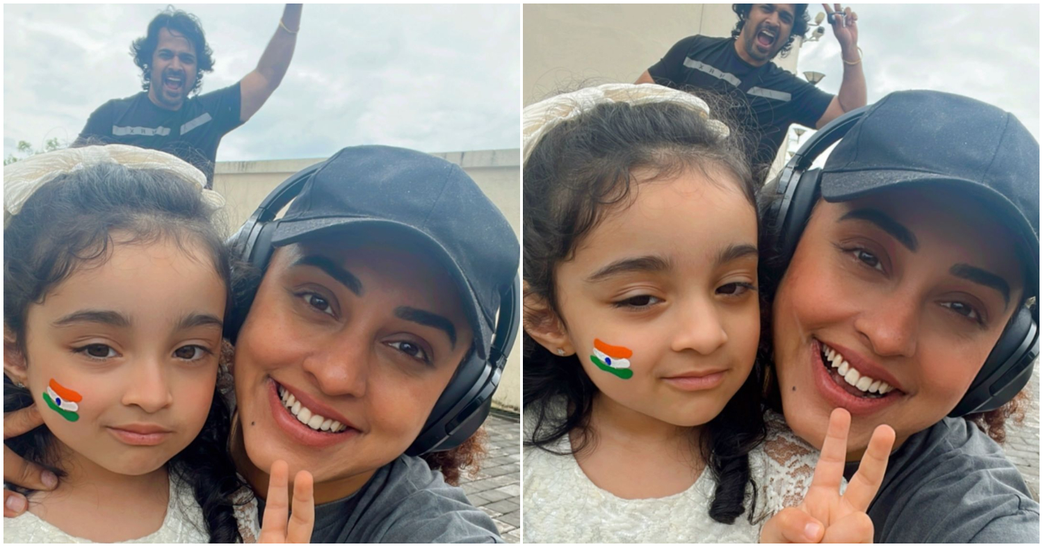 Nilu Baby Independence Day Celebration With Pearle Maaney And Srinish Aravind