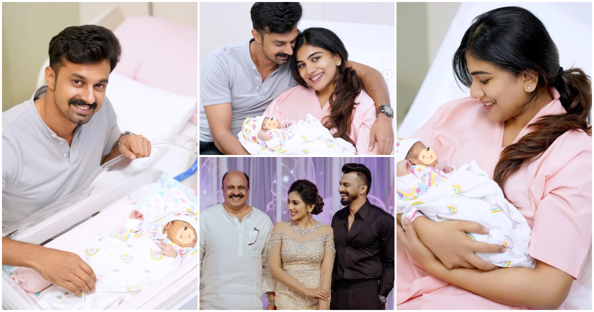 Actor Sidhique Son Shaheen Sidhique And Amrutha Das Introduce Their Daughter Dua Shaheen