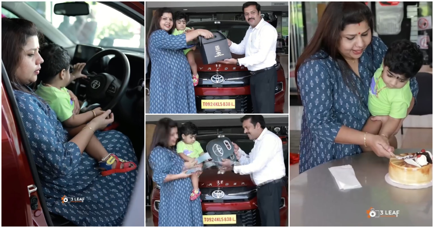 Sneha Sreekumar New Car Toyota Hyryder