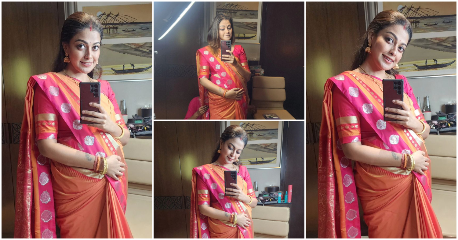 Anusree Pregnancy Look