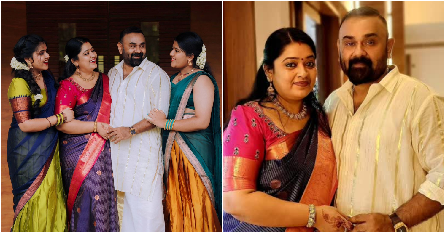 Actor Shaju Sreedhar Family Moment