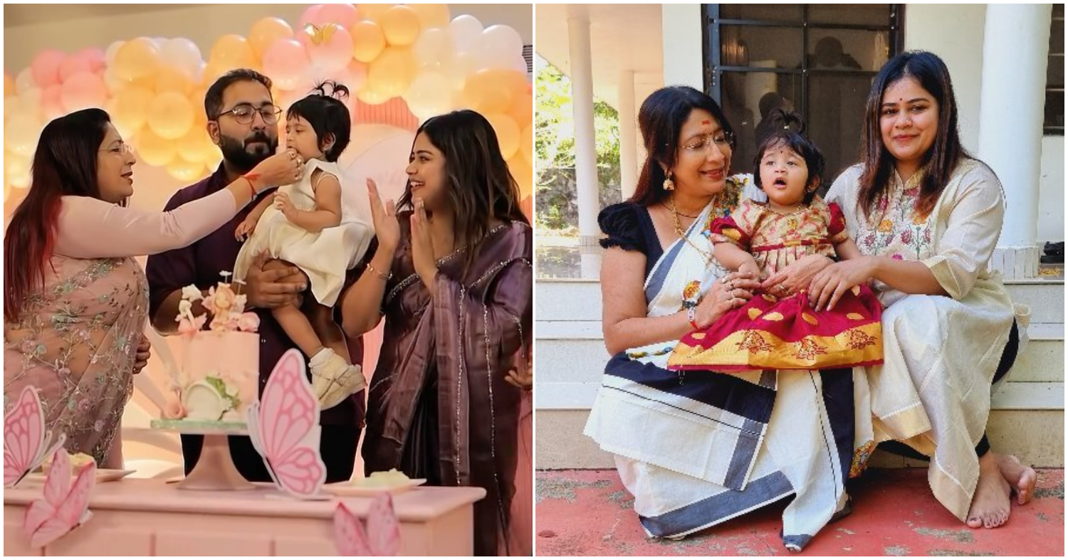 Lekshmi Nair Grand Daughter Saraswathy First Birthday