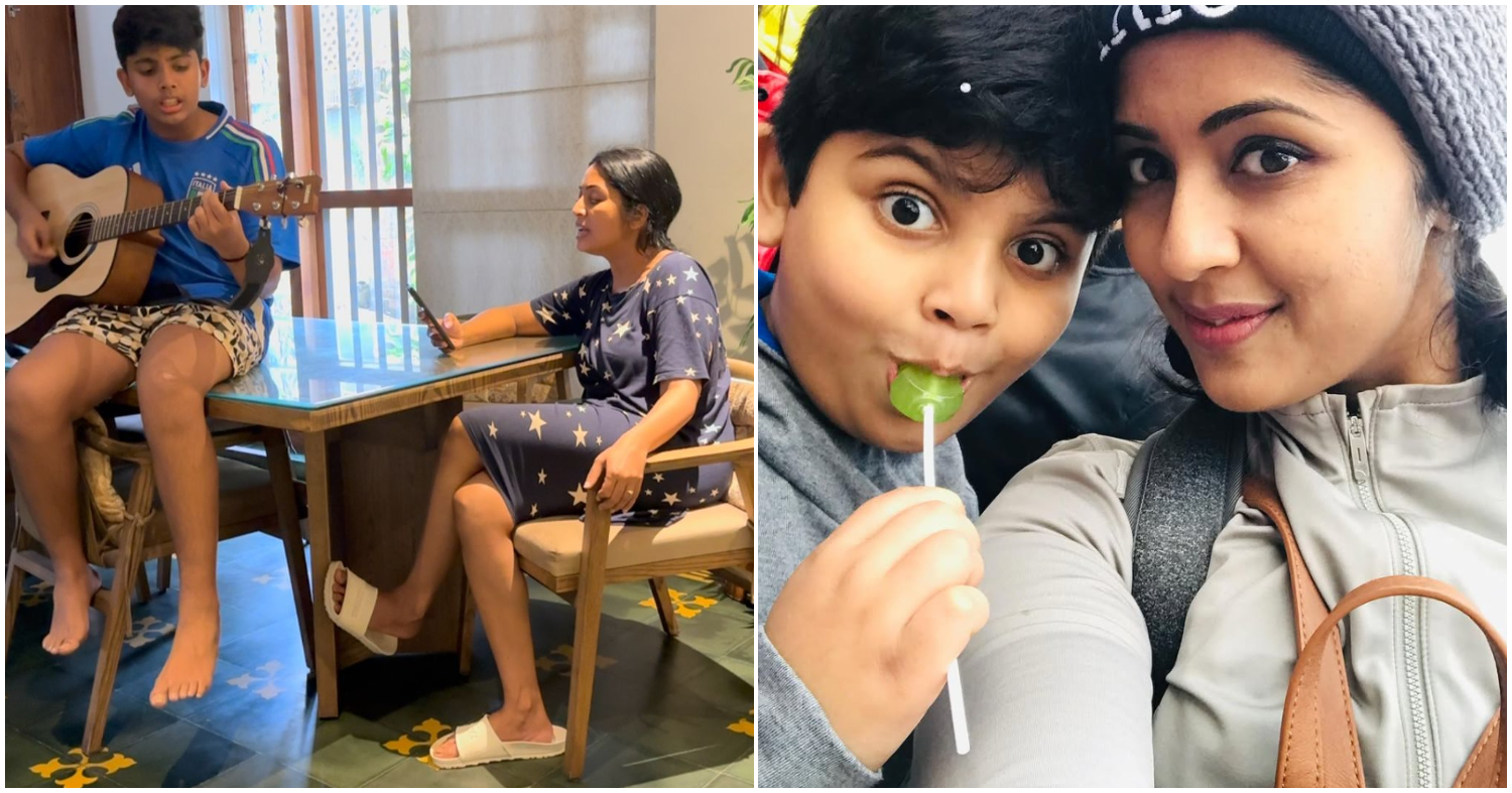 Navya Nair Son Sai Krishna Birthday