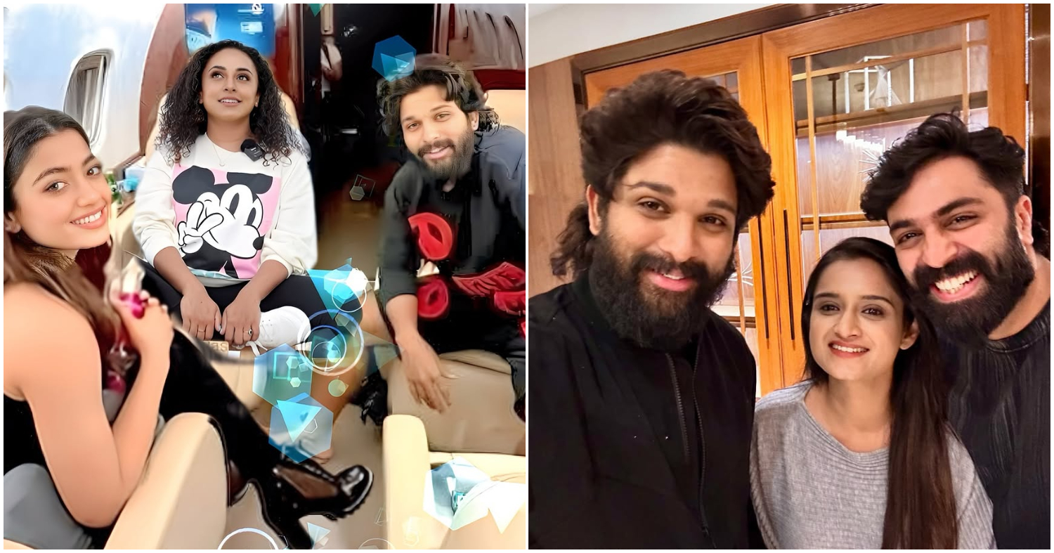 Pearle Maaney Creativity With Allu Arjun And Rashmika Mandanna